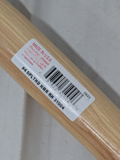 Garland Non-Marring Hammer: 4 lb, 2" Face Dia, Rawhide Head 31004