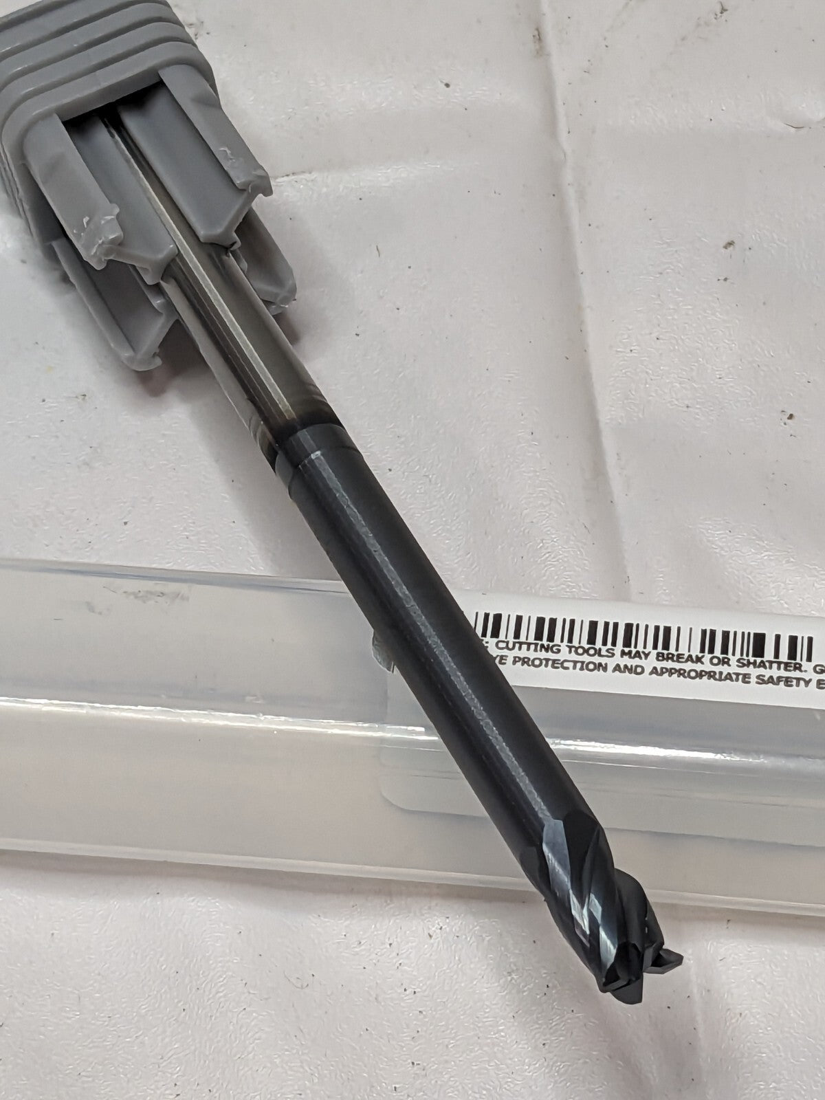 HARVEY TOOL Corner Radius End Mill: 1/4 Dia, 3/8 LOC, 1/64 Radius 54916-C6