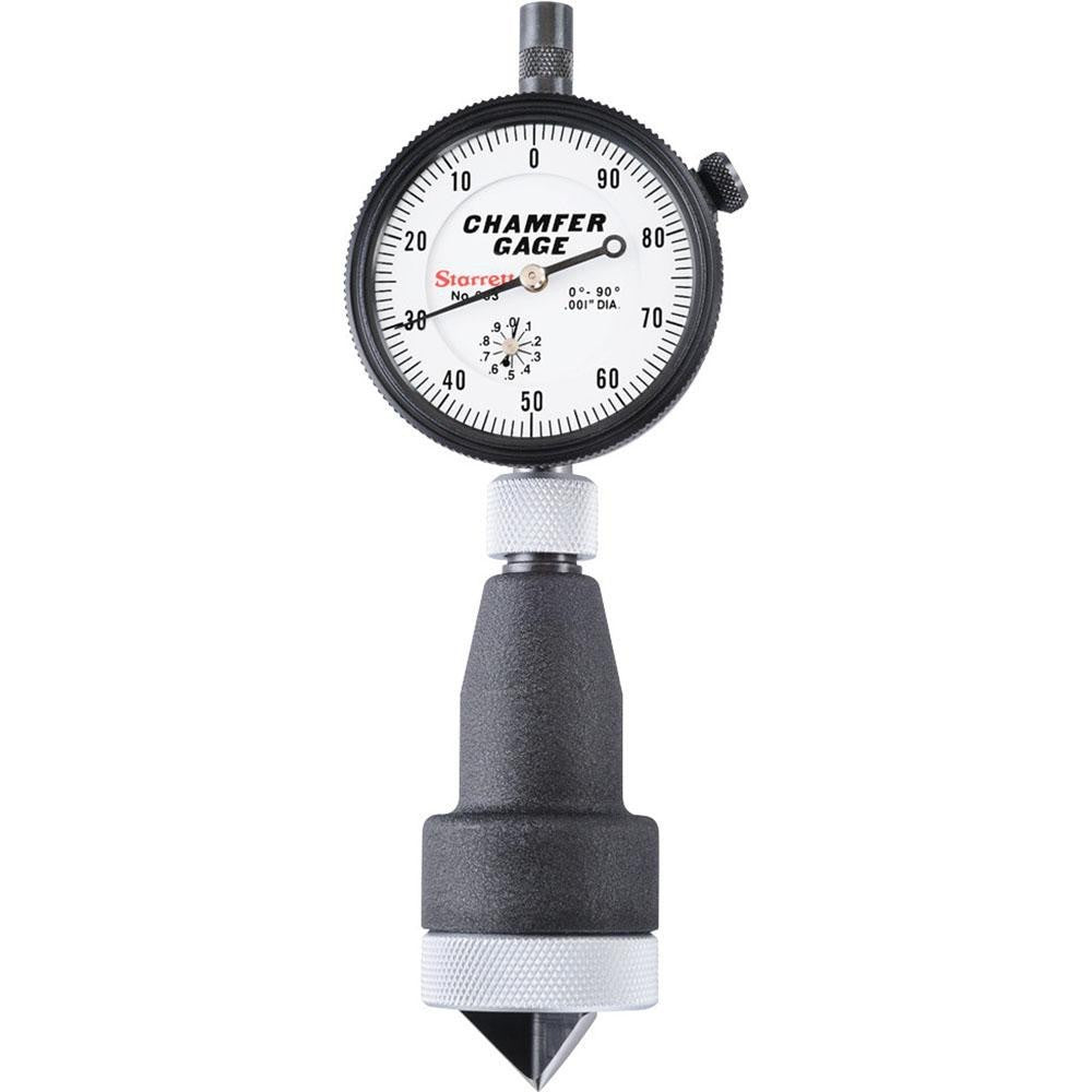 Starrett Internal Chamfer Gage 0 to 1" 0 to 90 ° 63686