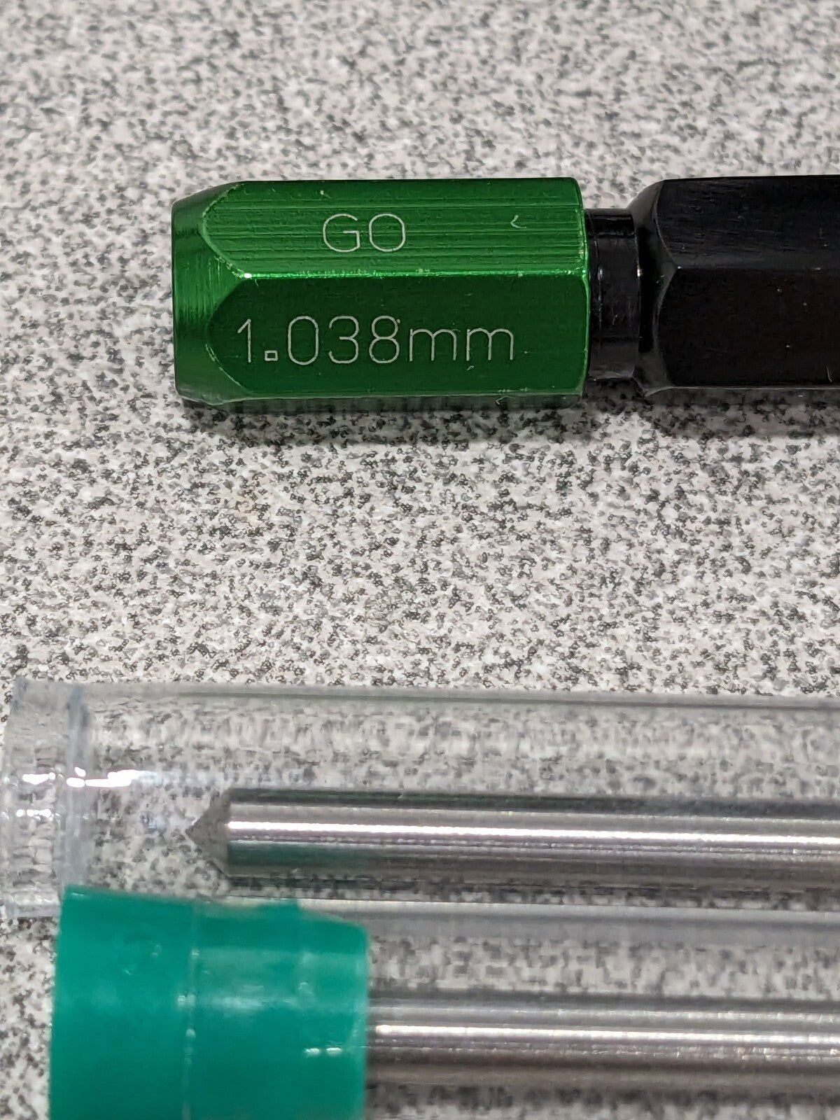 BALAX 2 Pc Mini Plug Thread Go No Go Gage Set M1.20 x 0.250 90550-000