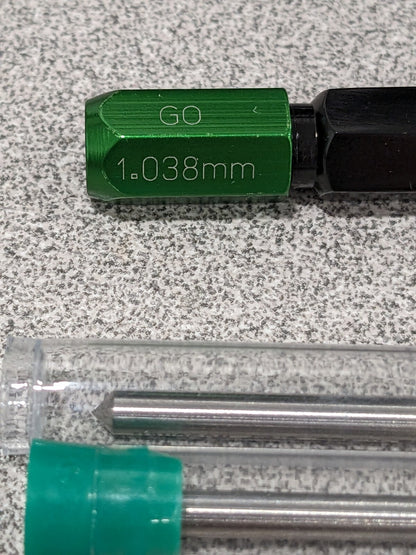 BALAX 2 Pc Mini Plug Thread Go No Go Gage Set M1.20 x 0.250 90550-000
