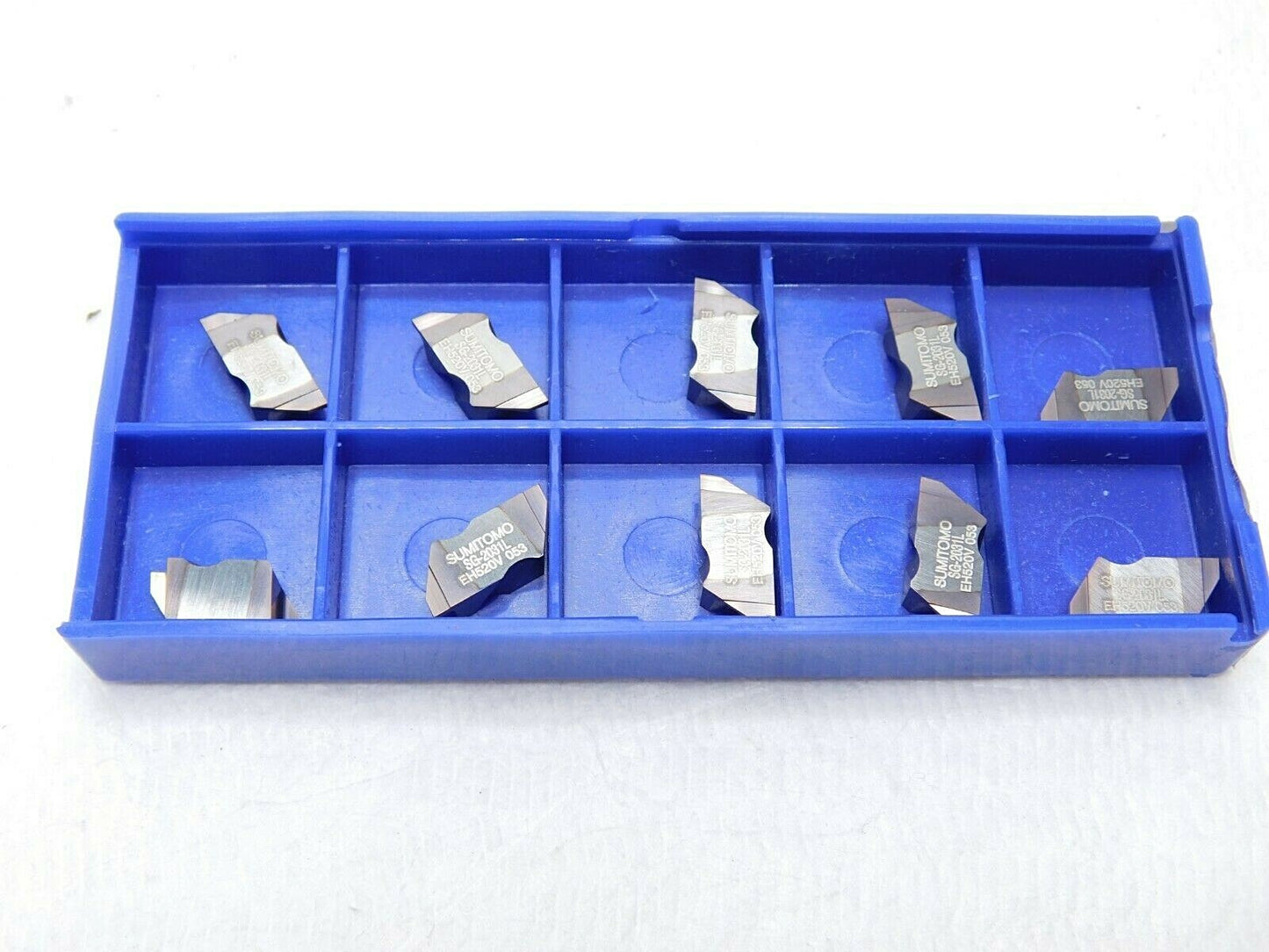 Sumitomo Carbide Grooving Inserts TiAlN SG2031L-EH520V Qty 10 U102046