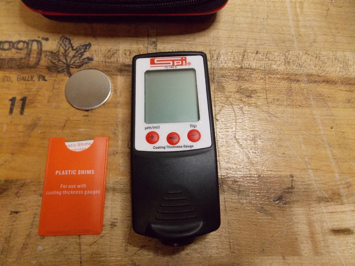 SPI Digital Coating Thickness Gage 0 to 1000µm Range 15-144-9 REPAIR