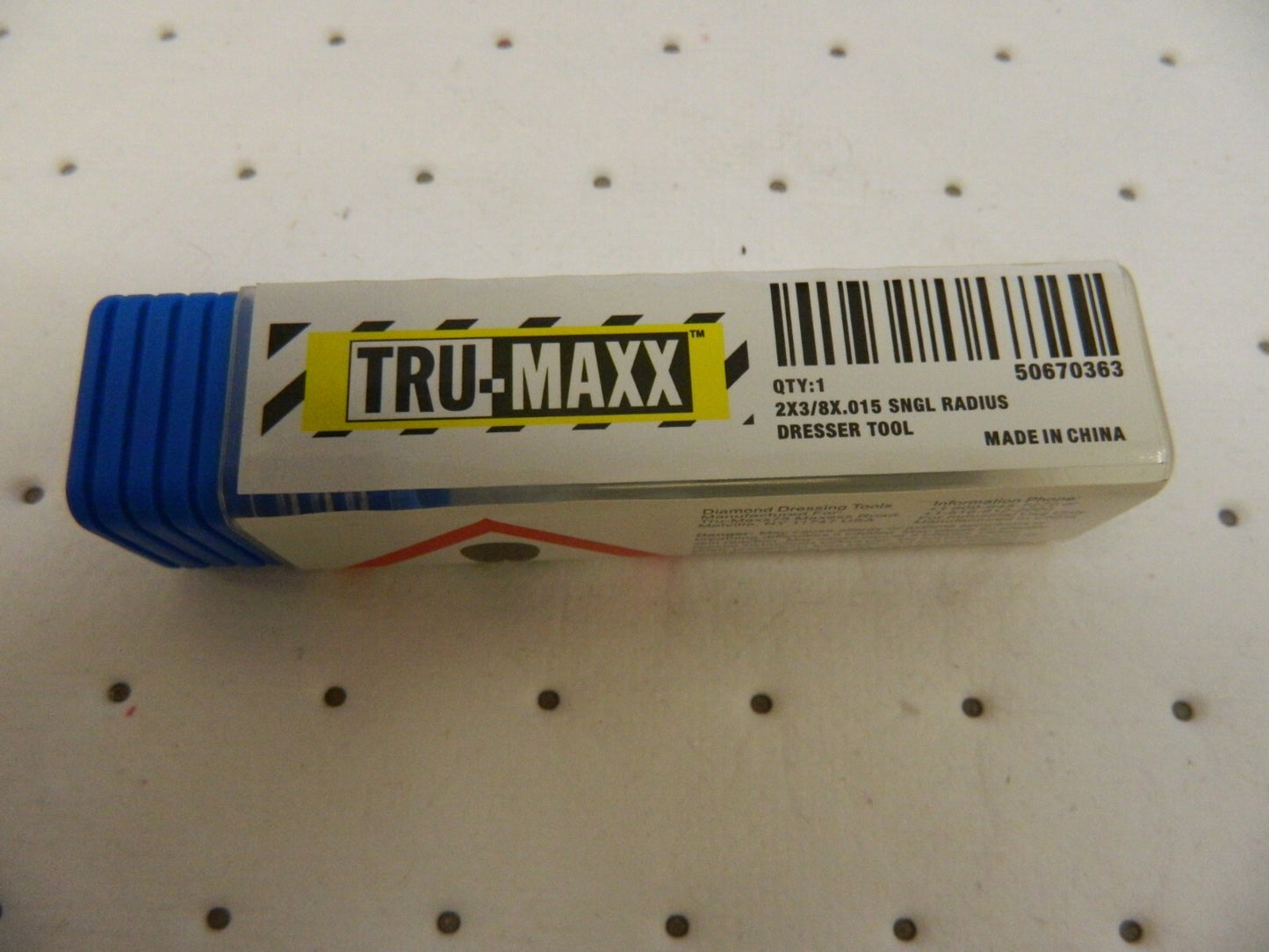 TRU-MAXX Diamond Dresser: 1/8 Carat, 3/8" Shank Dia, Radius Point SC3546645