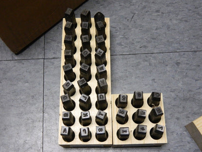 Young Bros Industrial Strength  Letter and number set 3/16 05278 & 05098