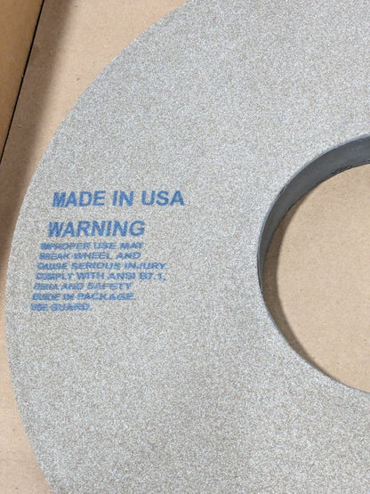 Norton Centerless & Cylindrical Grinding Whee: 14" Dia 1" W 5" Hole 66253246920