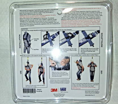 3M DBI-SALA LT WT BLK 1/PR Trauma Safety Straps 9501403