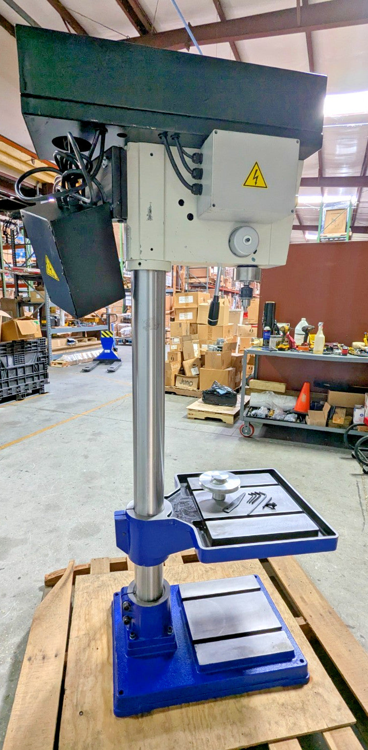 VECTRAX RF-19V Heavy Duty Drill Press  20" Swing  3MT  *Missing 1HP Motor*