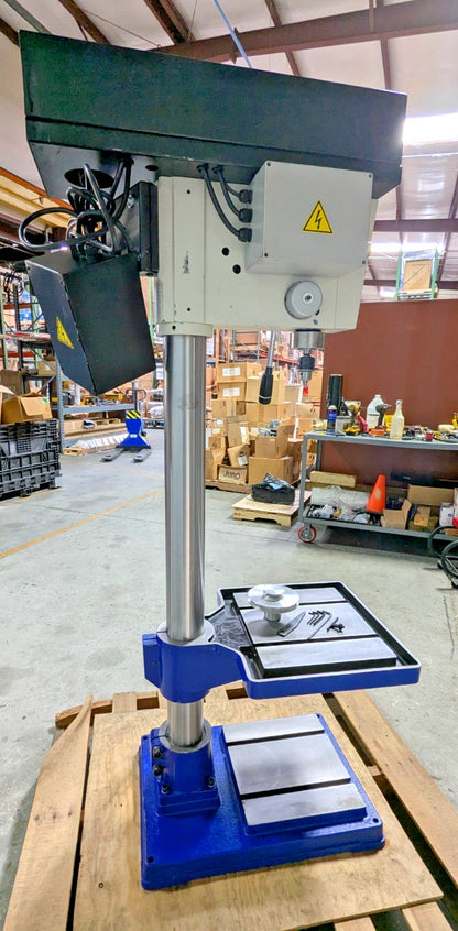 VECTRAX RF-19V Heavy Duty Drill Press  20" Swing  3MT  *Missing 1HP Motor*