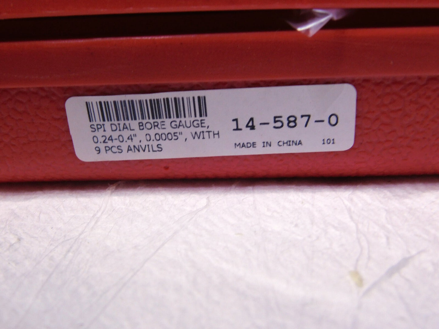 SPI Dial Bore Gage 0.24-0.4 Range w/AGD Dial Indicator(No Anvils) 14-587-0