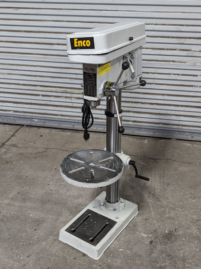 Enco Step Pulley Floor Drill Press 13" Swing 16-Speed 250 - 3100 RPM 115v