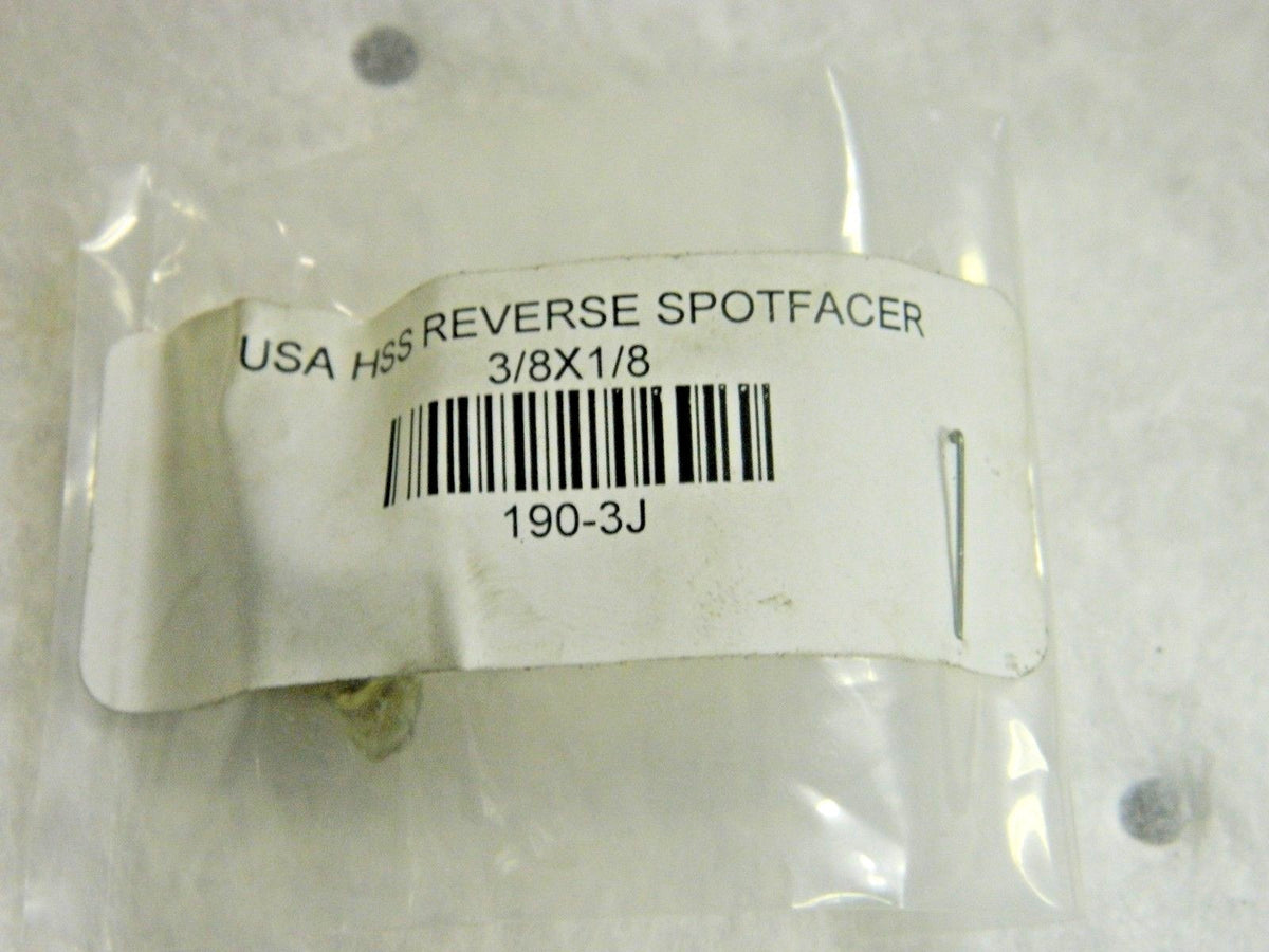 Reverse Counterbores HSS 3/8" Diam x 1/8" Pilot Hole Diam 4FL Qty 3 19