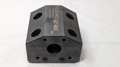 Global CNC HAAS 1" ID Static Tool Block External Coolant HST20-8425