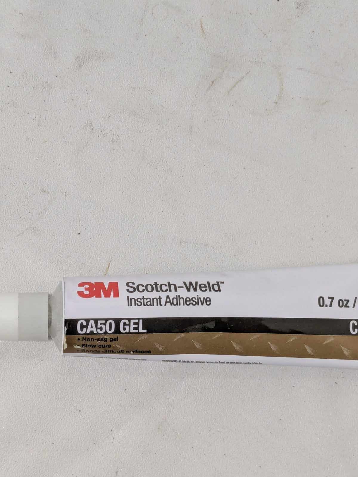 3M SCOTCH-WELD Adhesive Glue: 0.7 oz Tube, Clear 7100002517