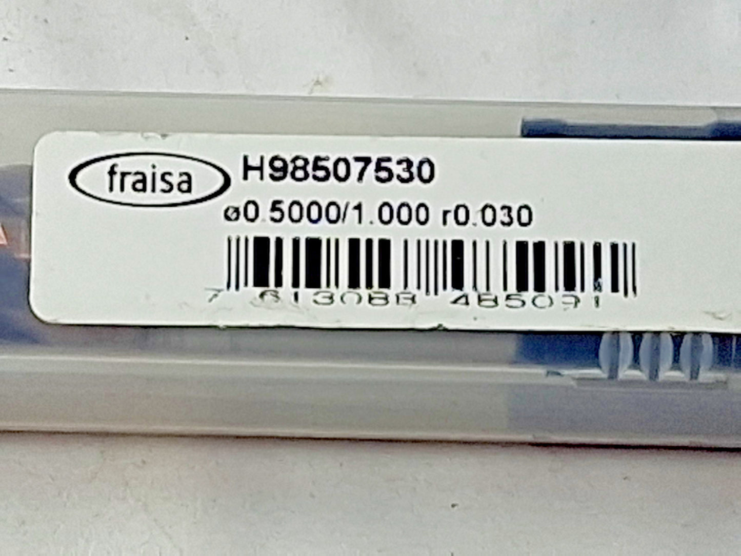 Fraisa Carbide Corner Radius End Mills 1/2" Dia 1" LOC 4FL H98507530