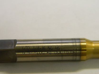 Widia Greenfield Thread Forming Tap Plug 3/8" Pitch 16 TiN  18344