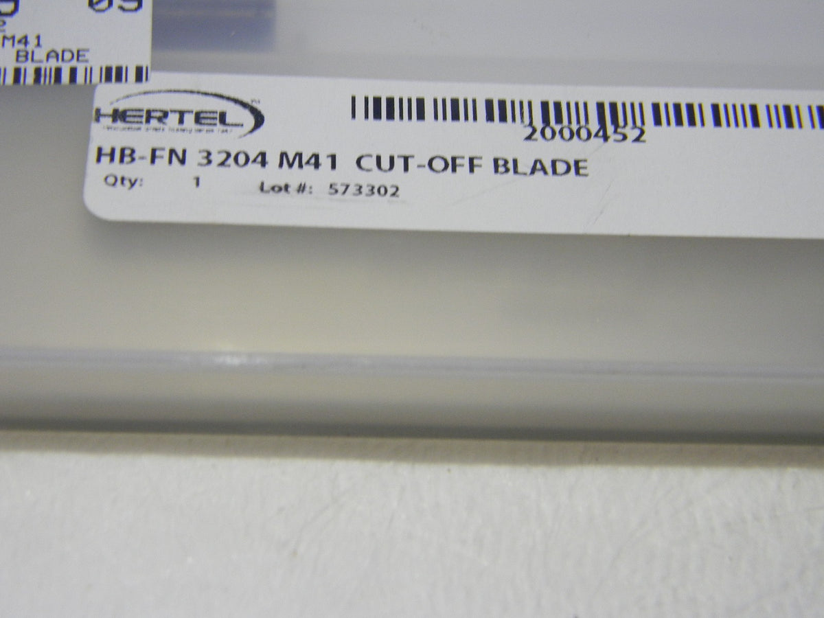 Hertel Indexable Cut Off Blade HB-FN 3204 M41 2000452