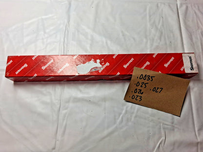 Starrett 27PCS Feeler Gage INCOMPLETE Set Missing.023,.025,.026,.027,.0035 63274