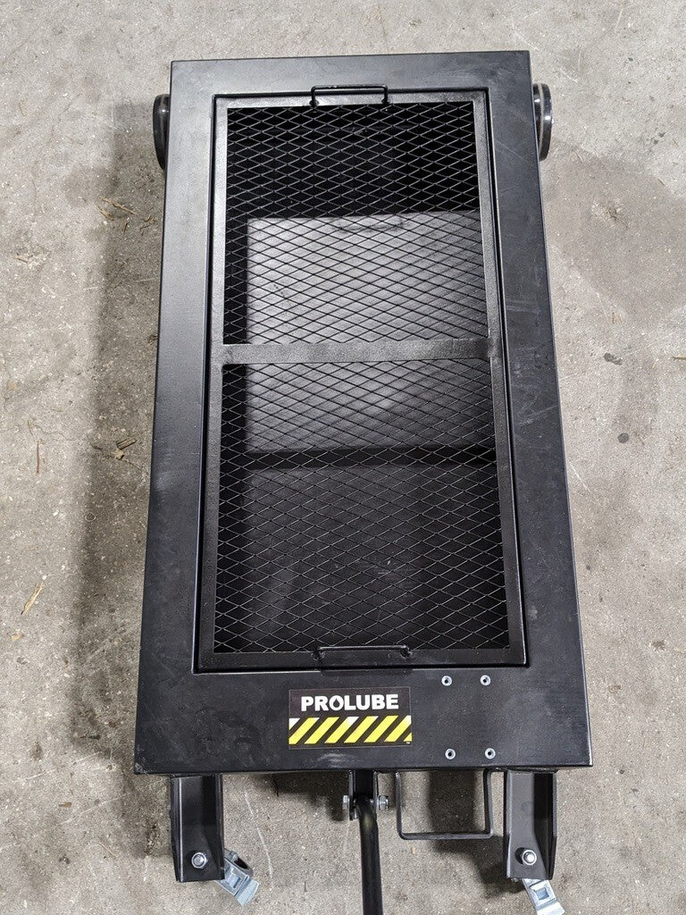 Pro Lube 18 Gal. Mobile Oil Drain Container Deck w/ Pump 42" x 22" x 6-1/2"