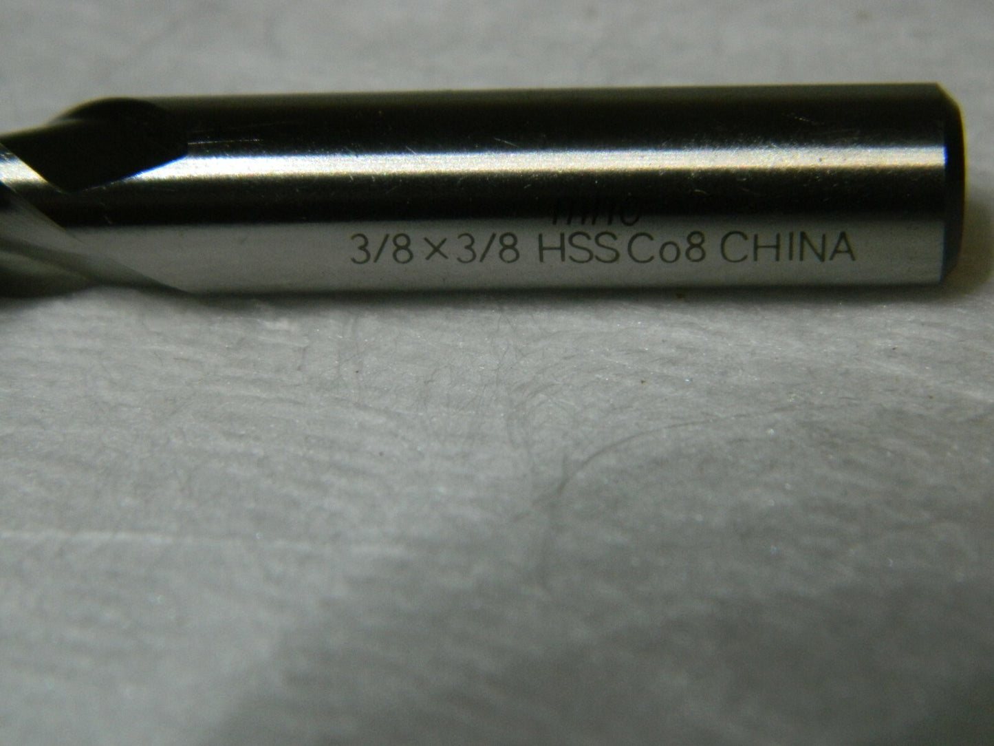 Interstate Cobalt Roughing Square End Mill 3/8" Dia 3/4" LOC 3 FL Qty 2 01898246