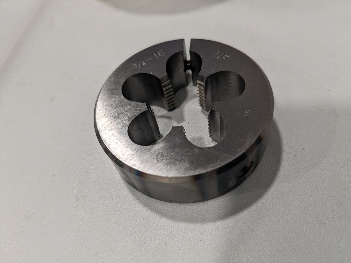 OSG Round Die: 3/4-16, 2" OD, High Speed Steel 2712100