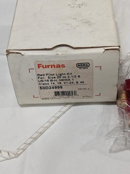 Furnas Pilot Control Kit w/Red Pilot Light For Size 00 to 2 1/2 50D24999