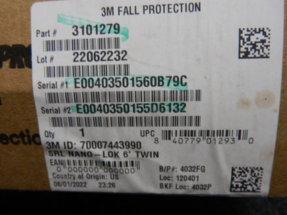3M  DBI/SALA Self-Retracting Lifeline: 420 lb Capacity, Self-Locking Carabiner