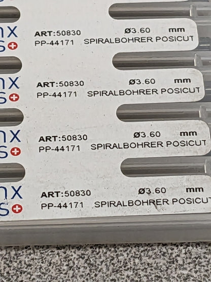 Sphinx Jobber Length Drill Bit: 0.1417" Dia, 118º Point, SC Qty 10 40.50830.0036