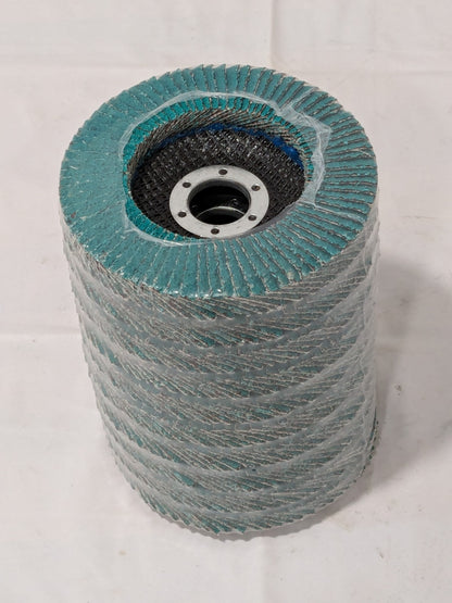 3M Flap Disc: 4-1/2" Dia, 36G, Zirconia Alumina, Type 27 Qty 10 7010308897