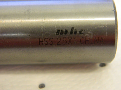 Square End Mill: 25 mm Dia 2 Fl HSS 720-9250