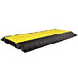 Wearwell Powerhouse 5-Channel Straight Floor Cable Protector PWR.5CHAN.GP.BYL