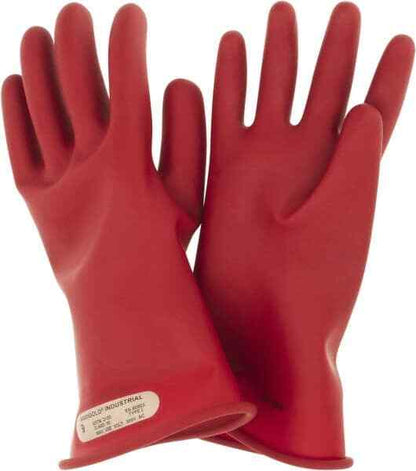 Ansell Rubber Lineman's Glove 11" Long Class 0 Size 9 One Pair 114260