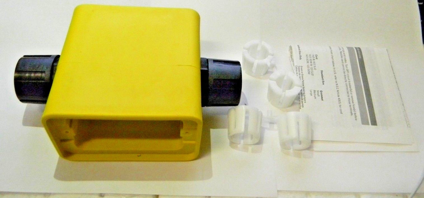 Cooper Wiring Devices 1 Gang Weather Resistant Yellow Outlet Box WD3090F