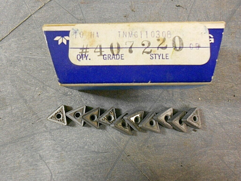 Teledyne Firth Sterling TNMG110308 C2 Indexable Carbide Inserts QTY 10 407220