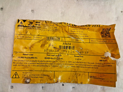 ADB Hoist Rings Center Pull Hoist Ring 24000lb Capacity 33424