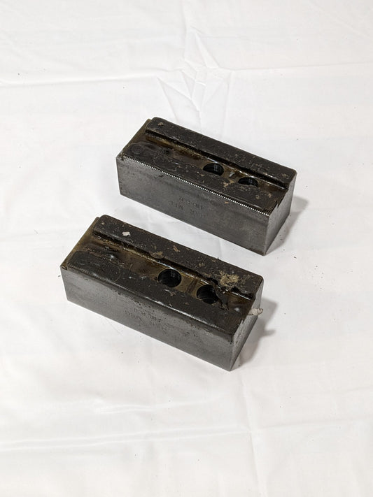H&R Soft Lathe Chuck Jaw: Serrated 2" OAW, 2" OAH, 5-1/4" OAL Qty 2 HR-112-2.0