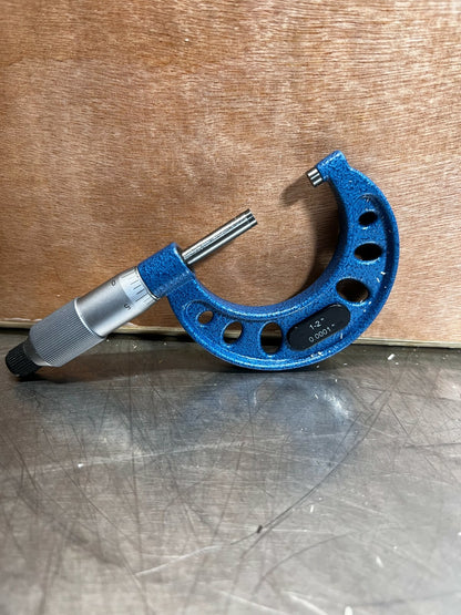 Fowler Micrometer Lot - 0 to 1, 1 to 2