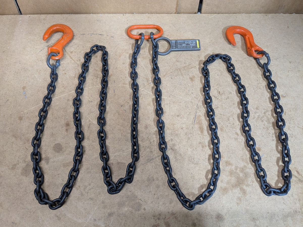 Lift-All Double Leg Chain Sling 6 Ft. x 7/32 In. 2700 / 4700 lb. Capacity