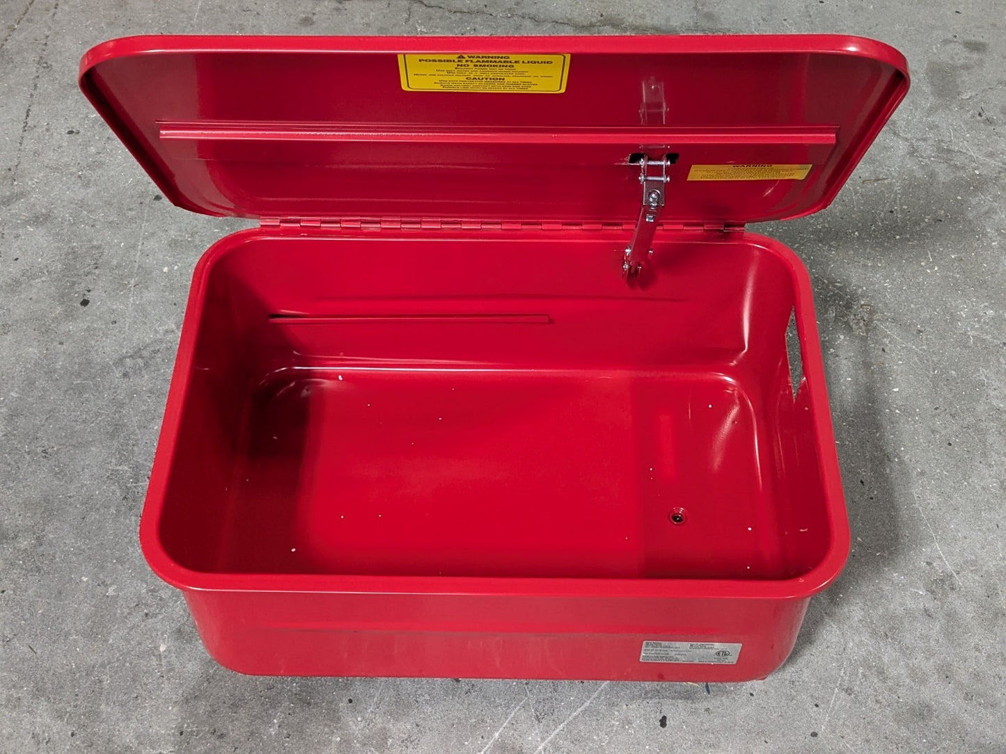 Free Standing Recirculating Parts Washer 12 Gallon Capacity 115v Pump