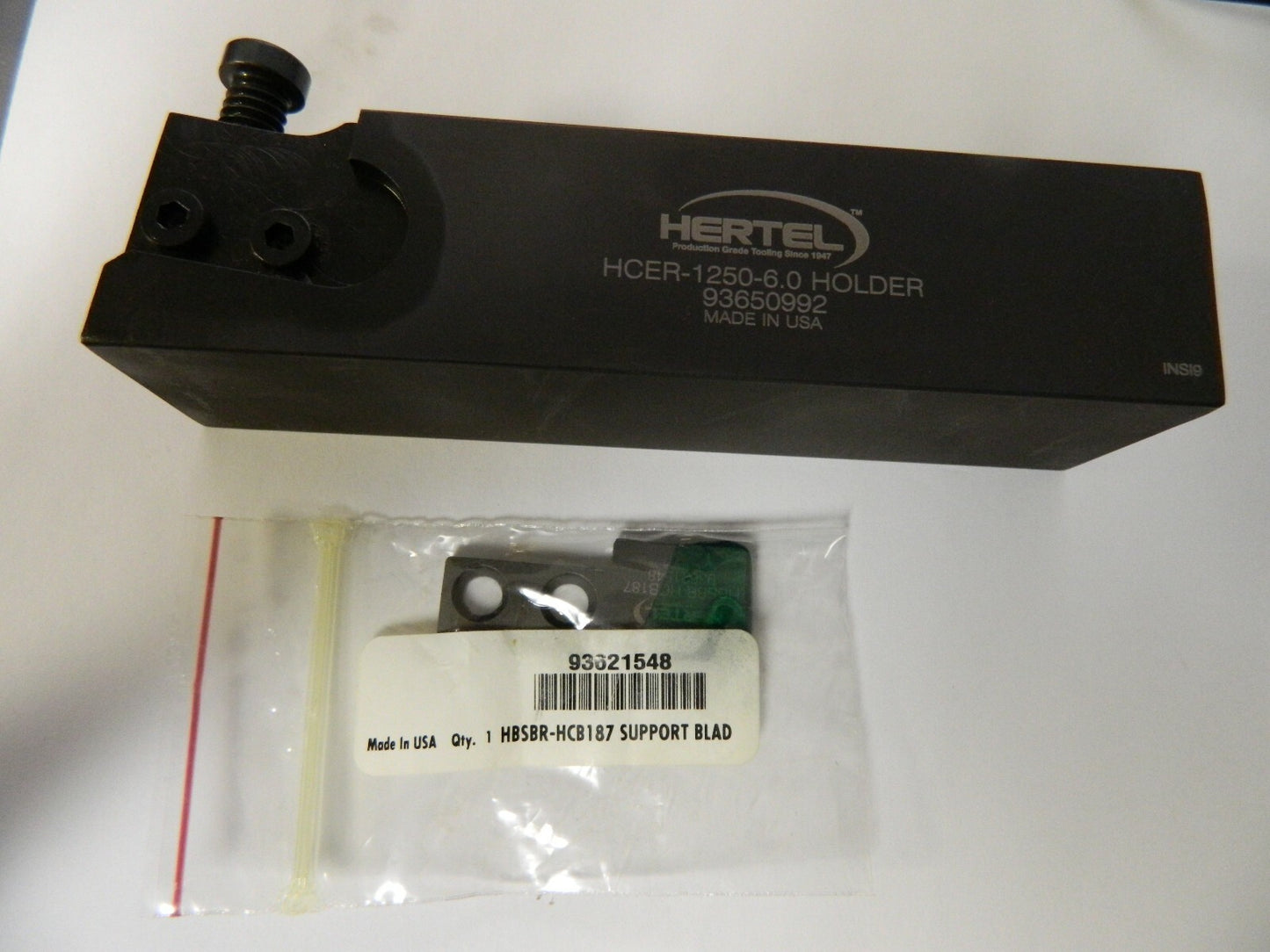 Hertel  0.8" Max Depth Right Hand Indexable Cutoff Toolholder 93650992