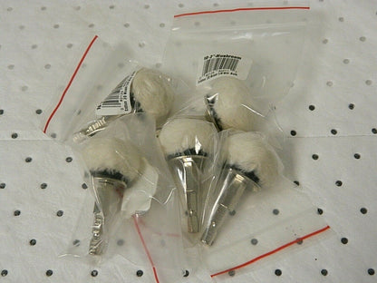 Dico Mushroom Shaped Mounted Bob 2" Diam 1/4" Shank Diam 5 Pcs 10-2-MUSHROOM
