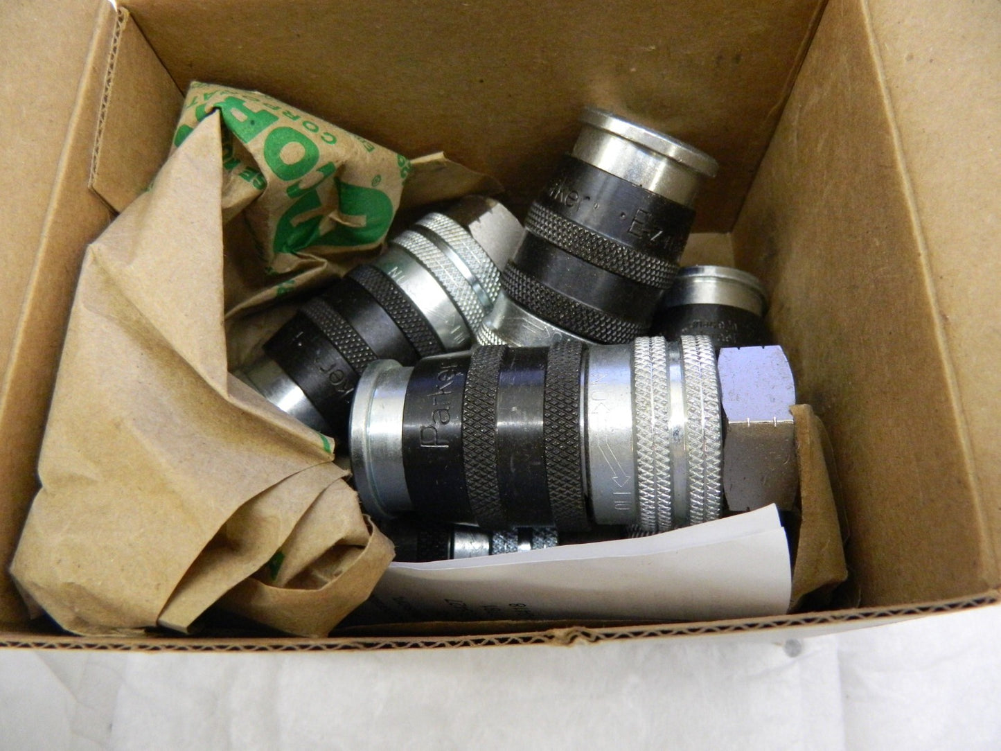 PARKER Pneumatic Hose Coupling qty 5 1/4-18" Industrial Interchange EZ-251-4FP
