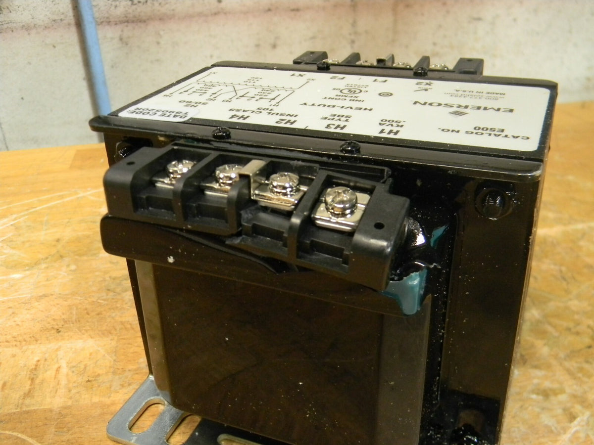 Emerson Encapsulated Industrial Control Transformer 500VA 1 Phase E500