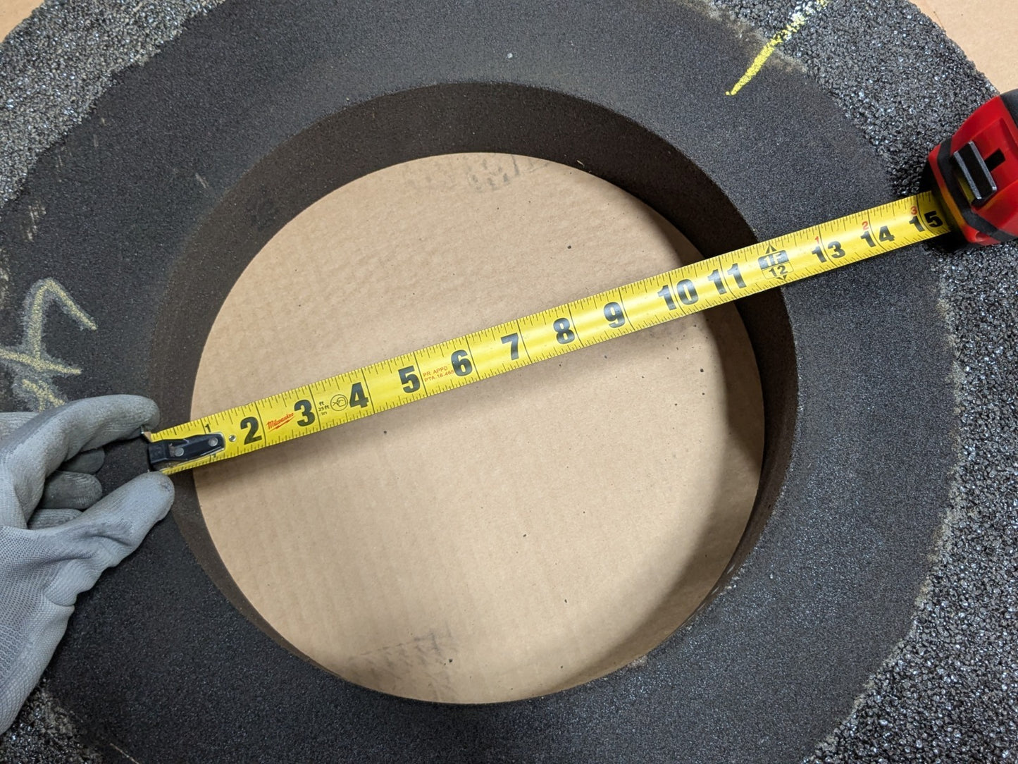 Norton Foundry Grinding Wheel 24" Diameter 3" Thick 12" Center 69