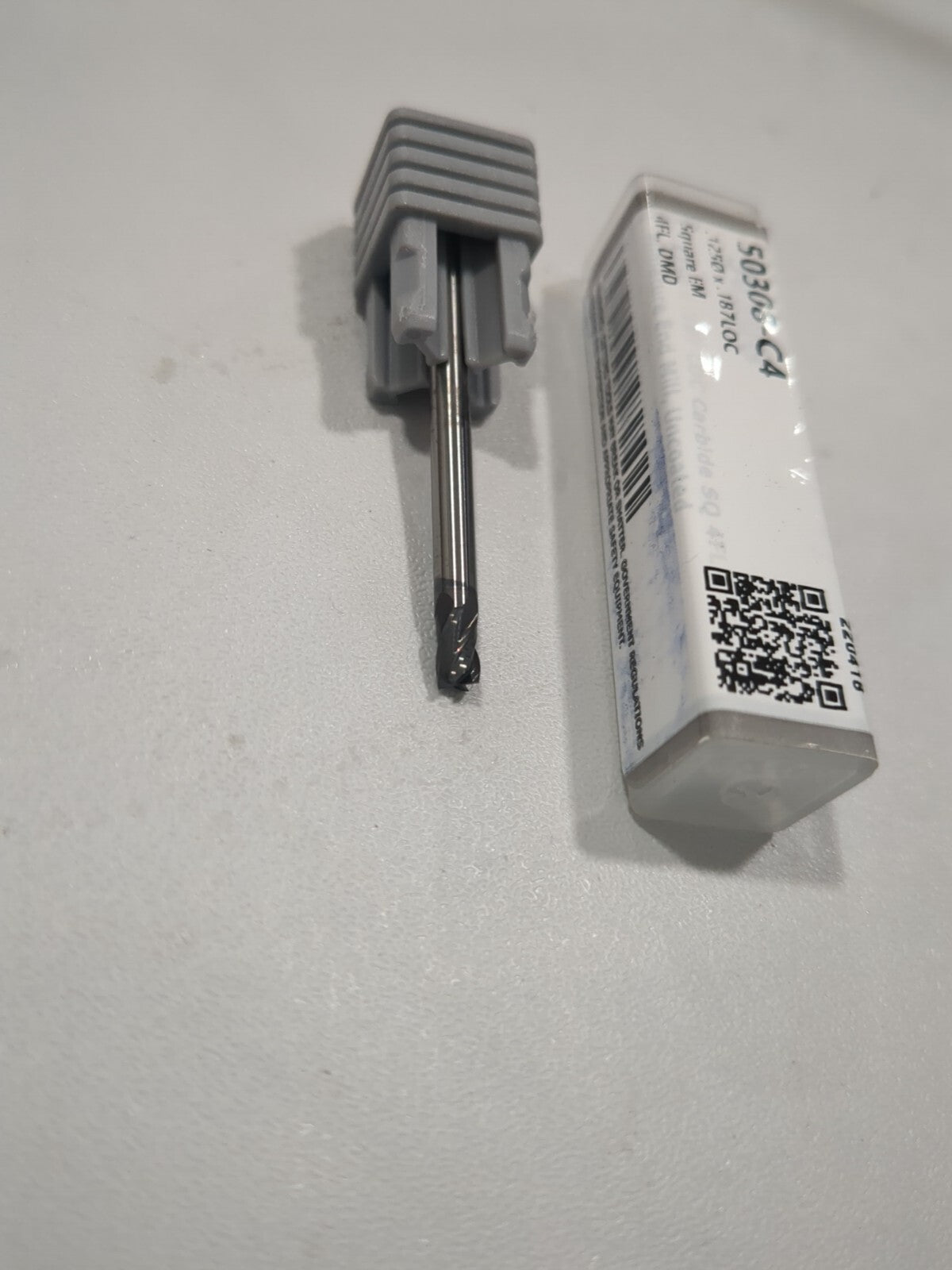 HARVEY TOOL Square End Mill: 1/8" Dia, 3/16" LOC, 4 Flute, Solid Carbide50308-C4