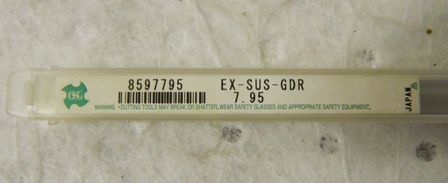 OSG Jobber Drill 7.95mm x 119mm OAL HSS 120° TiN Finish Model 8597795