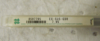 OSG Jobber Drill 7.95mm x 119mm OAL HSS 120° TiN Finish Model 8597795
