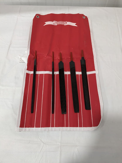 Simonds 5 Piece File Set With Pouch