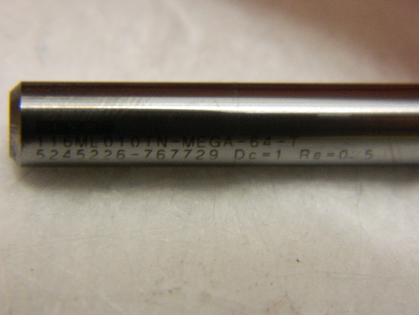 Seco Ball End Mill: 0.0394" Dia 0.0295" LOC 2 Flute Solid Carbide 3306