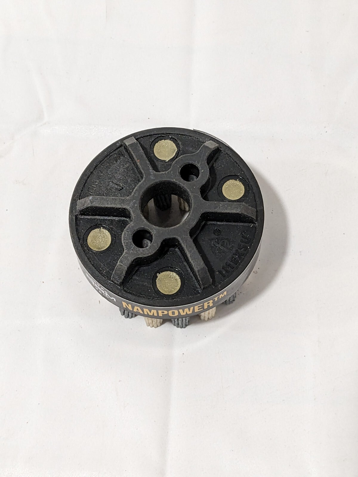 BRM 2-3/8" 80 Grit Ceramic/Silicon Carbide Straight Disc Brush ADD601880
